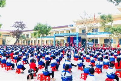 TRƯỜNG TIỂU HỌC CỒN THOI TỔ CHỨC CHUYÊN ĐỀ ” ĐẢM BẢO TRẬT TỰ AN TOÀN GIAO THÔNG  -PHÒNG, CHỐNG BẠO LỰC HỌC ĐƯỜNG”
